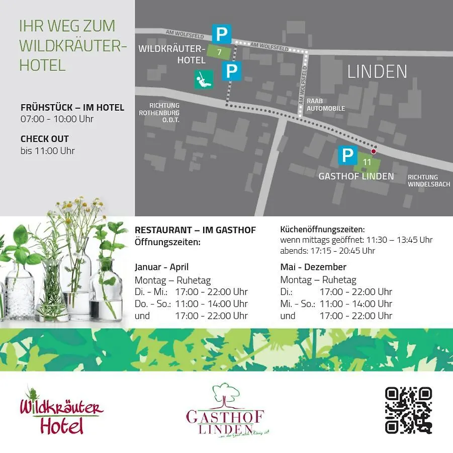 Windelsbach Gasthof Linden & Wildkraeuterhotel 3*,  גרמניה